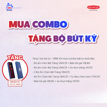 MUA COMBO - TẶNG BỘ BÚT KÝ