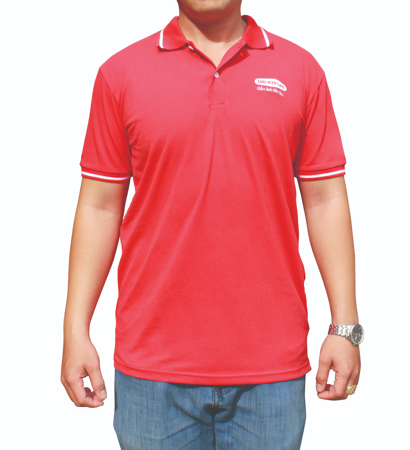 Đồng phục áo thun đỏ- VAT01